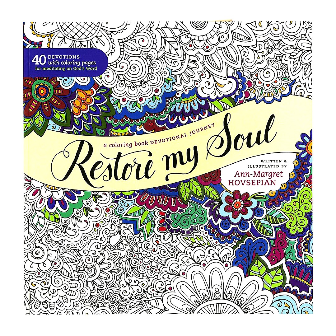For Her. Restore My Soul: A Coloring Book Devotional Journey