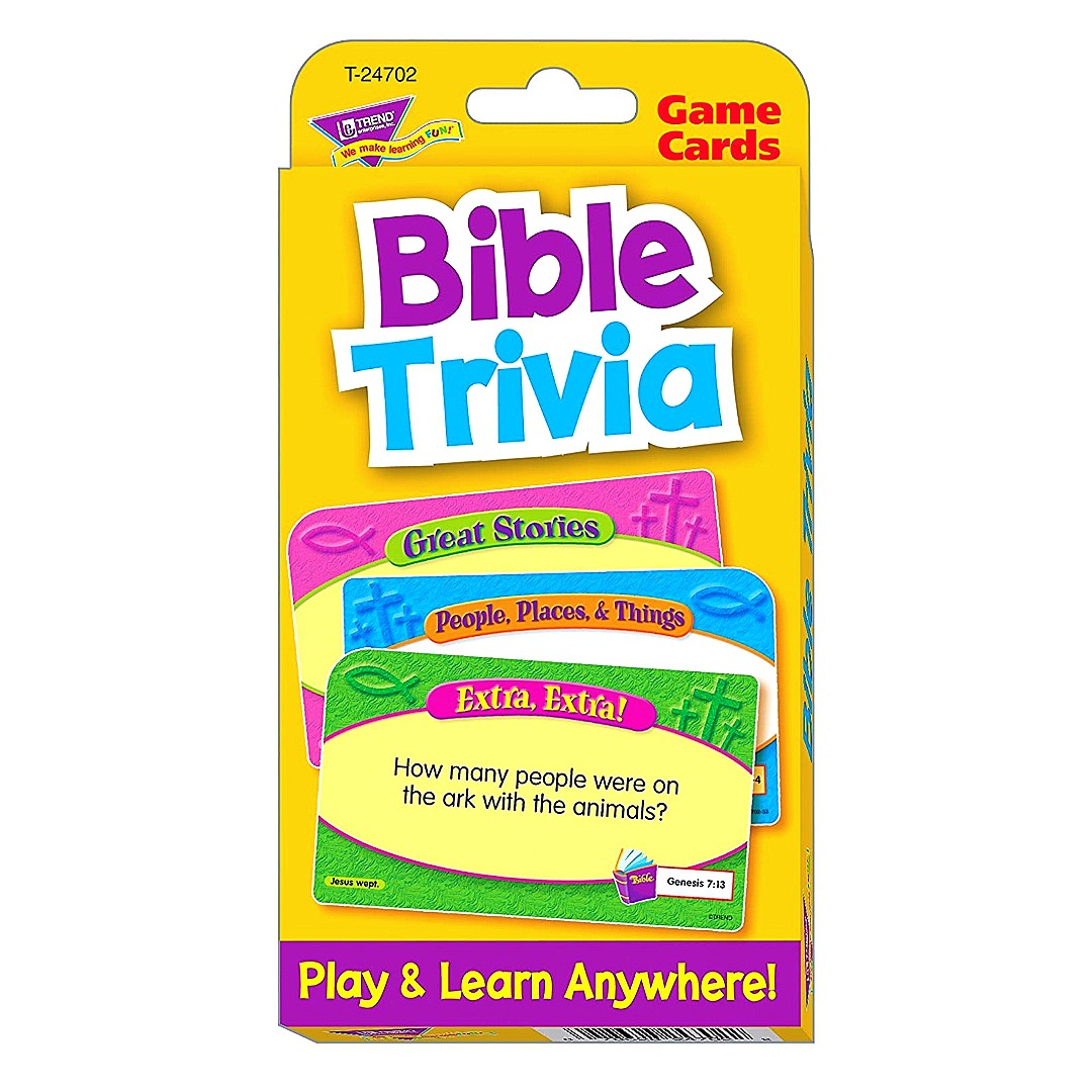 Z- Bible Trivia Quiz Card Game